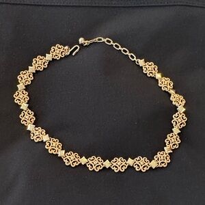 Elegant Gold-Tone Women's Necklace choker costume